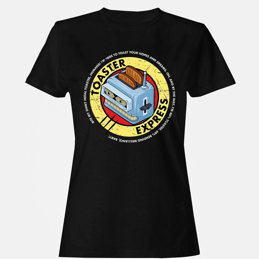 Women's T-Shirt - RNM58DB4 - Black - 1