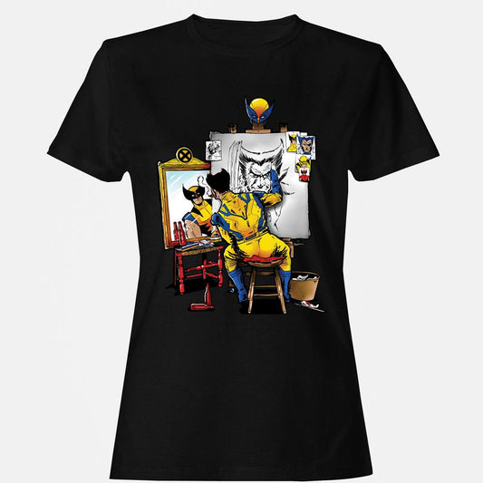 Women's T-Shirt - 33RKT86U - Black - 1