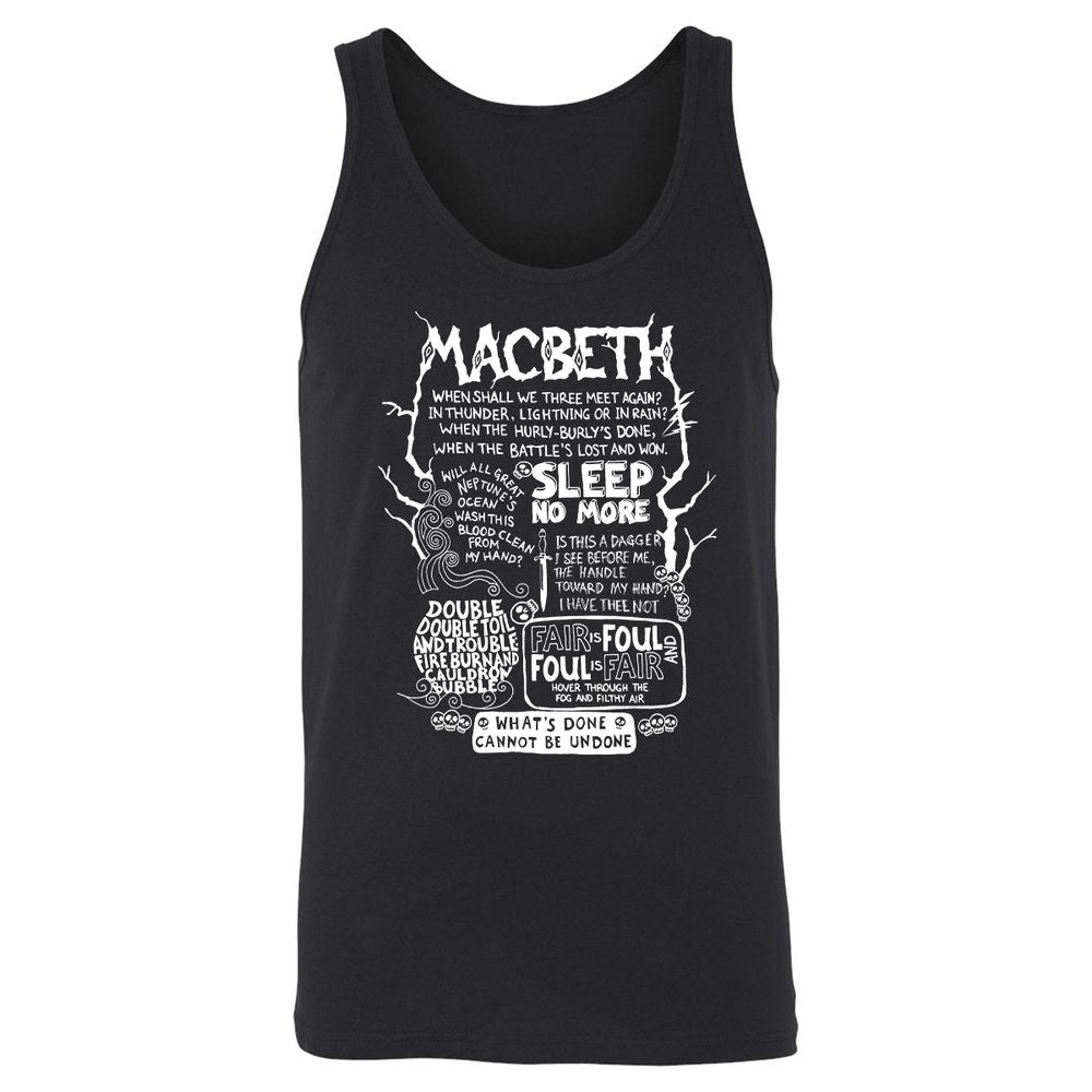 Unisex Jersey Tank - RADNU5DH - Black - 1