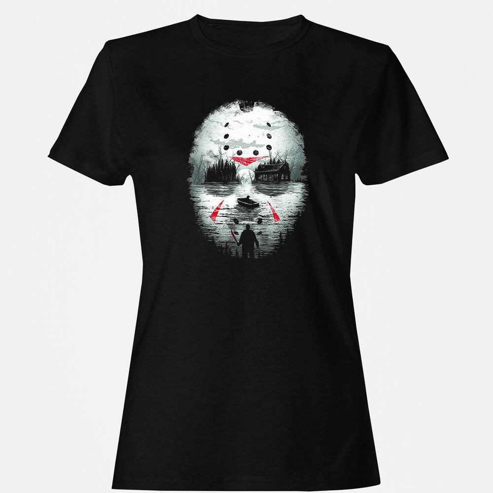 Women's T-Shirt - H9V6RFNX - Black - 1