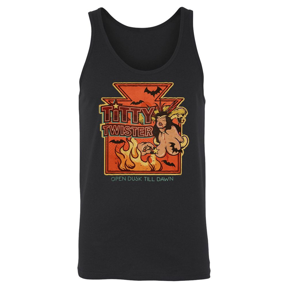 Unisex Jersey Tank - 11ESDJ2C - Black - 1