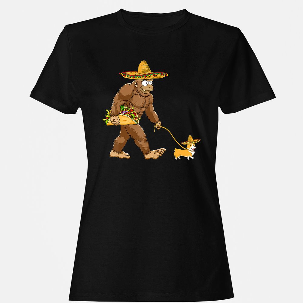 Women's T-Shirt - SPJ9CWYQ - Black - 1