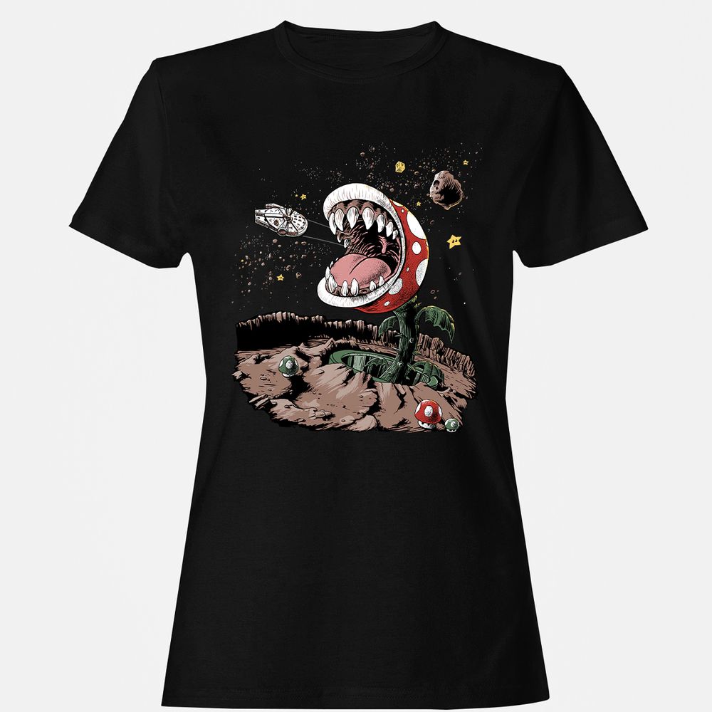 Women's T-Shirt - ULXCPYZP - Black - 1