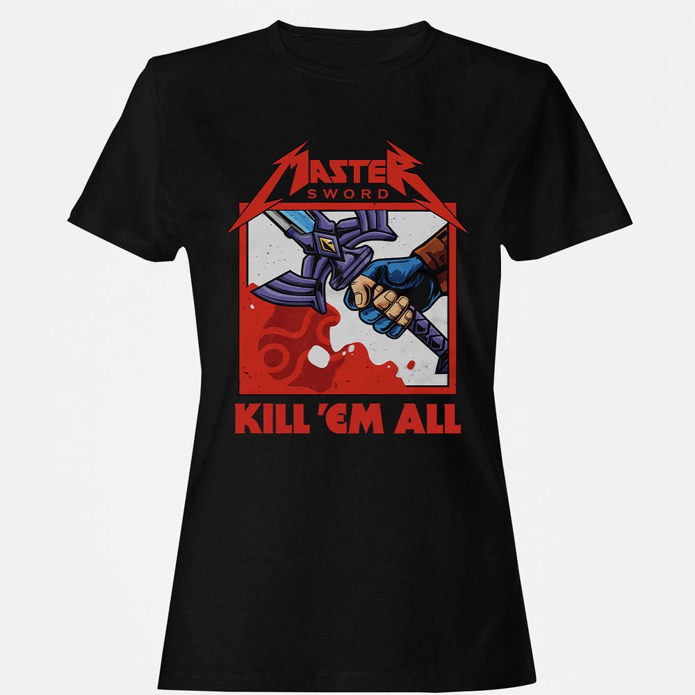 Women's T-Shirt - X6ZE8FKG - Black - 1
