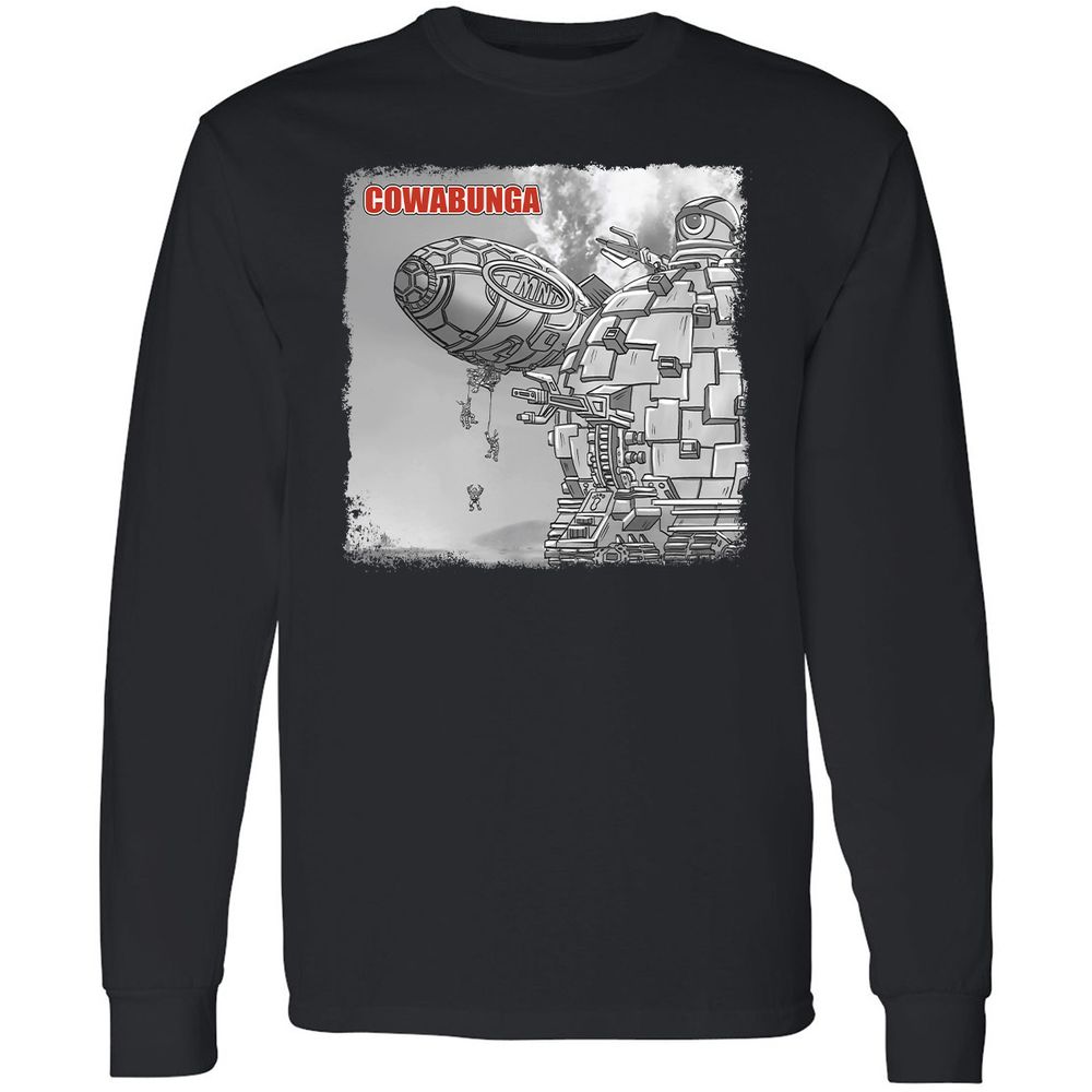 Long Sleeve T-Shirt - Q3CP6Y9S - Black - 1