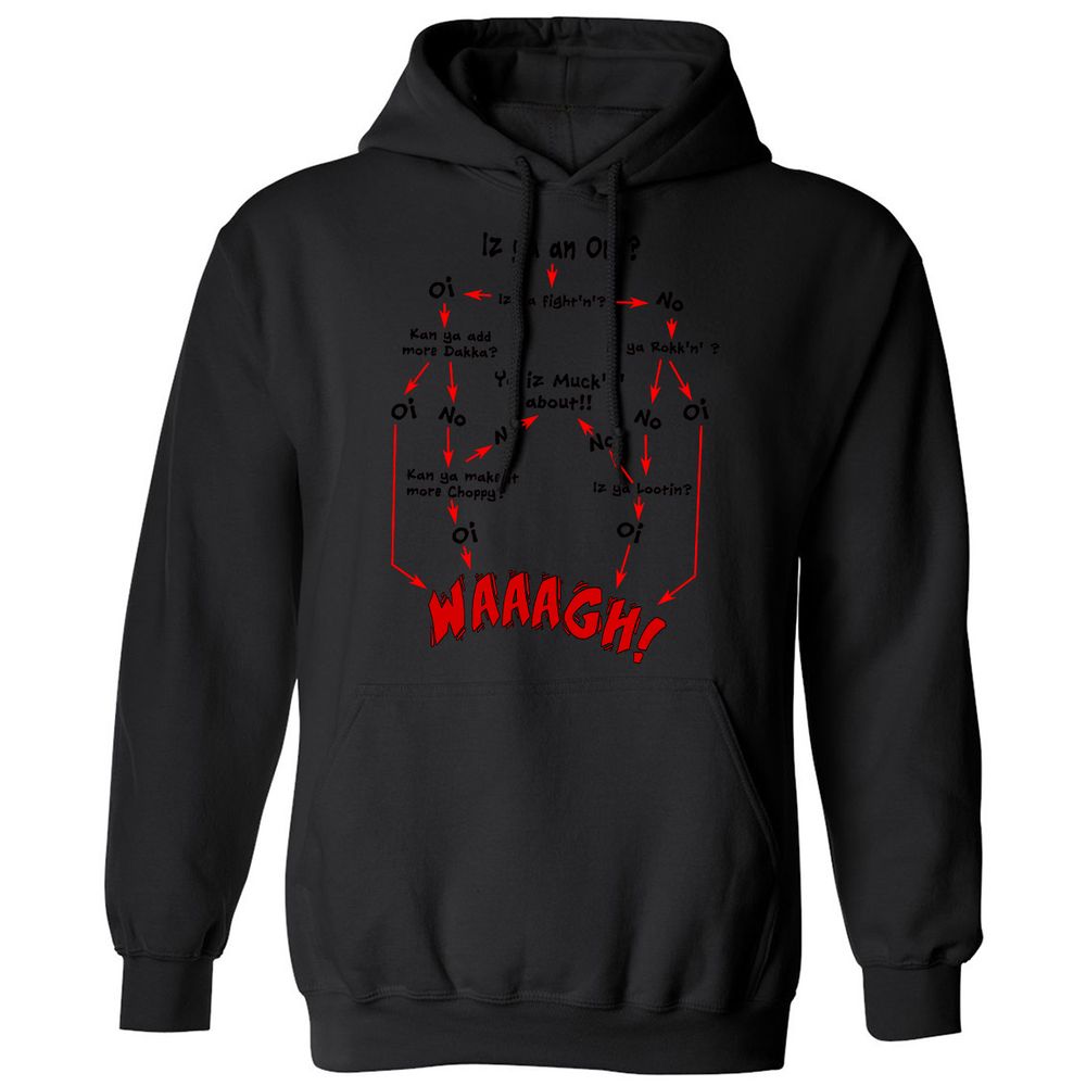 Classic Unisex Hoodie - D29QAR56 - Black - 1