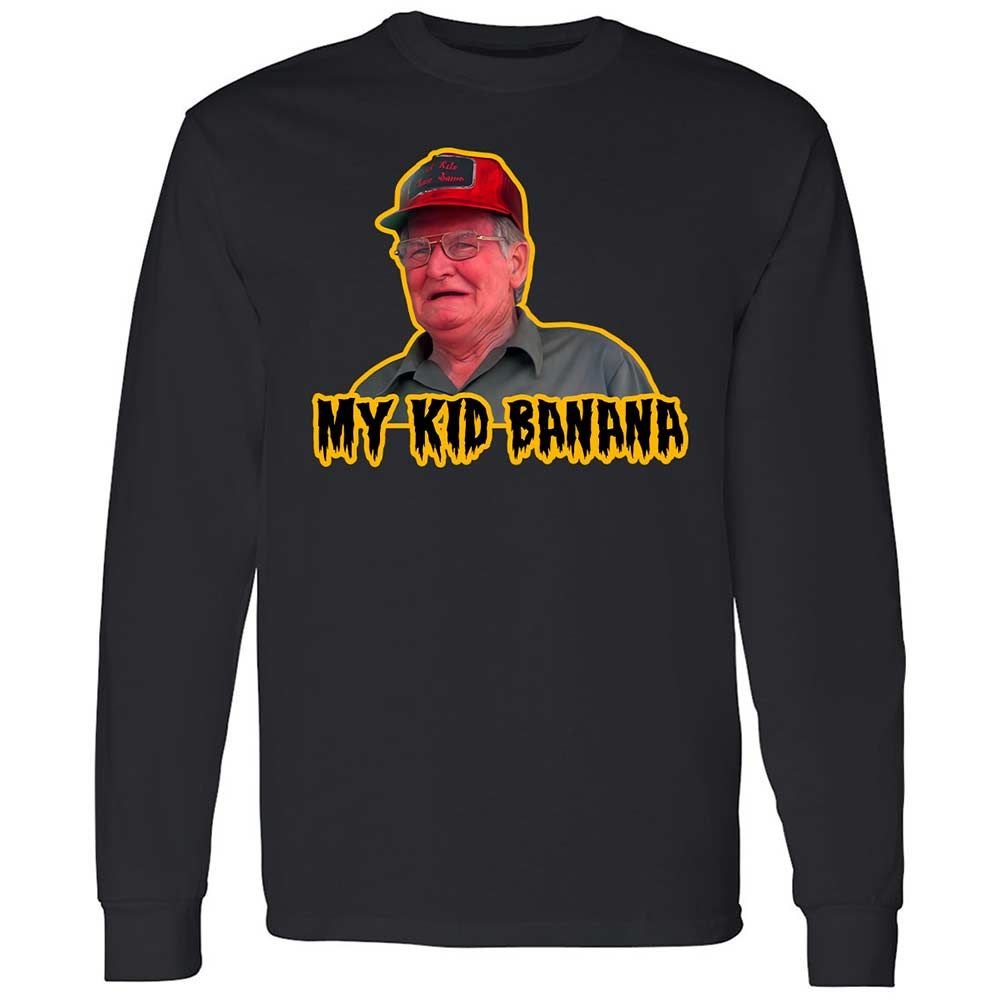 Long Sleeve T-Shirt - LPU2DUZ7 - Black - 1