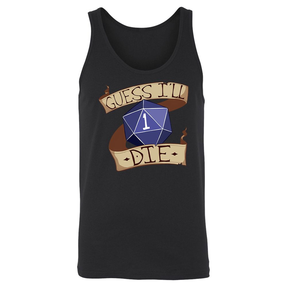 Unisex Jersey Tank - 578WWN5N - Black - 1