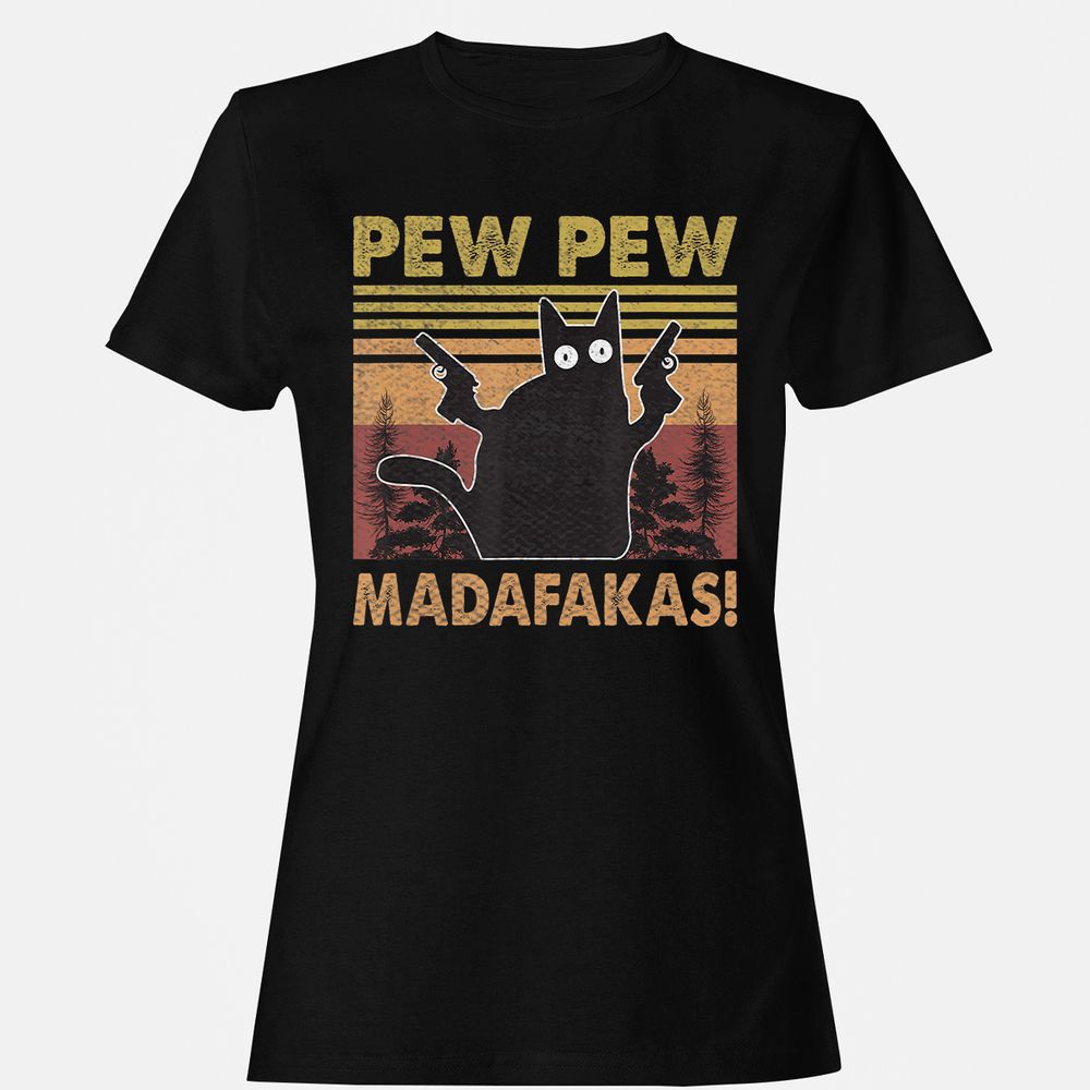 Women's T-Shirt - CGZCDQ3B - Black - 1