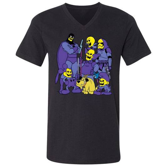 Unisex V-Neck T-Shirt - Y1G2K1KQ - Black - 1