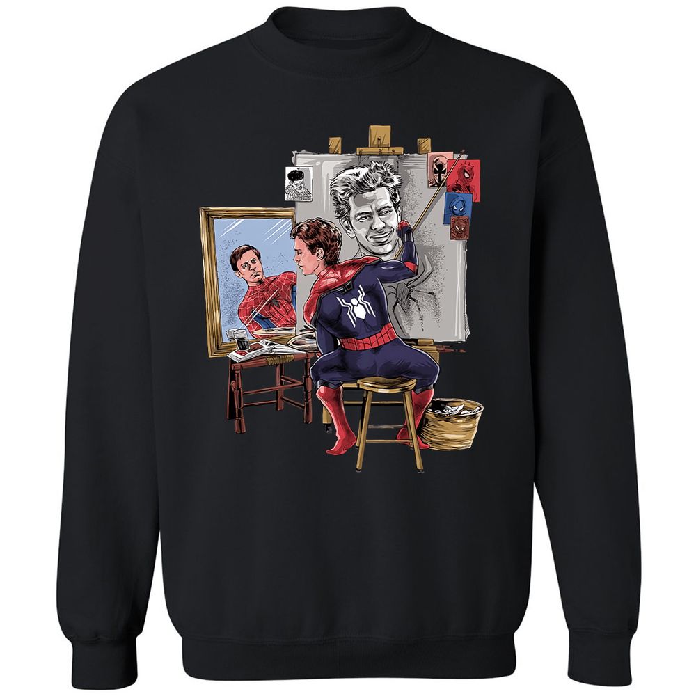 Classic Unisex Sweatshirt - SDFKV34T - Black - 1