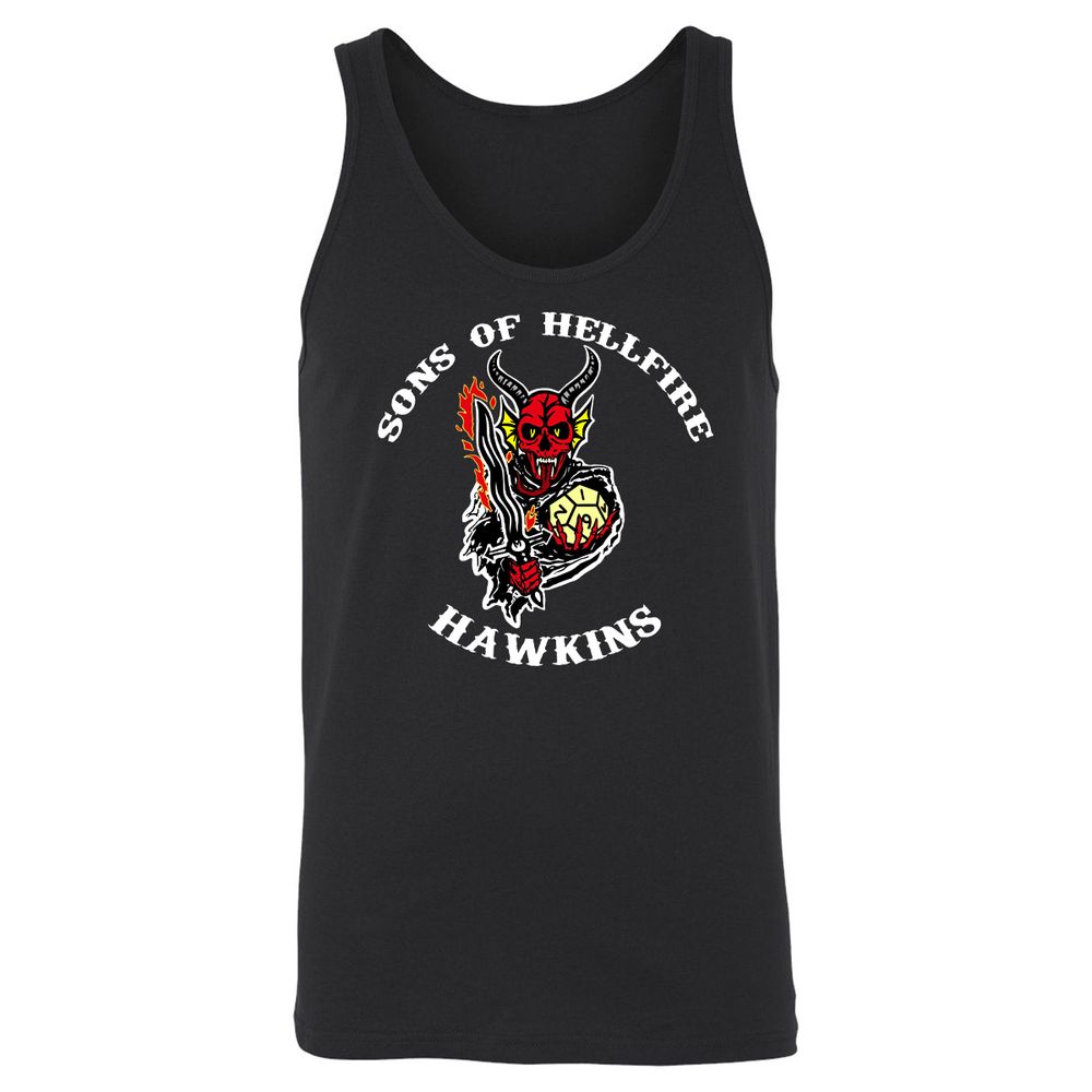 Unisex Jersey Tank - BKP87CNN - Black - 1