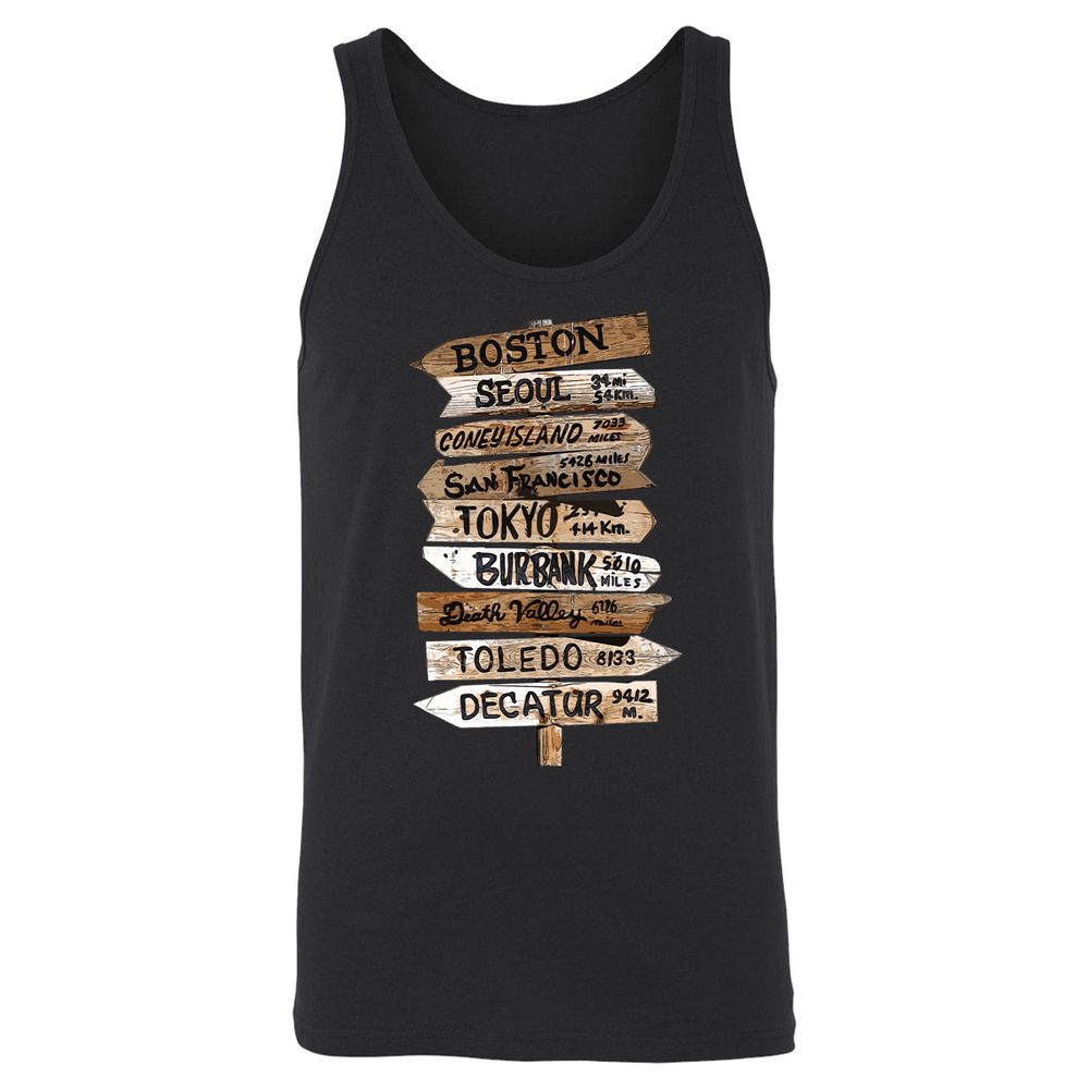 Unisex Jersey Tank - HEQ2X5LN - Black - 1