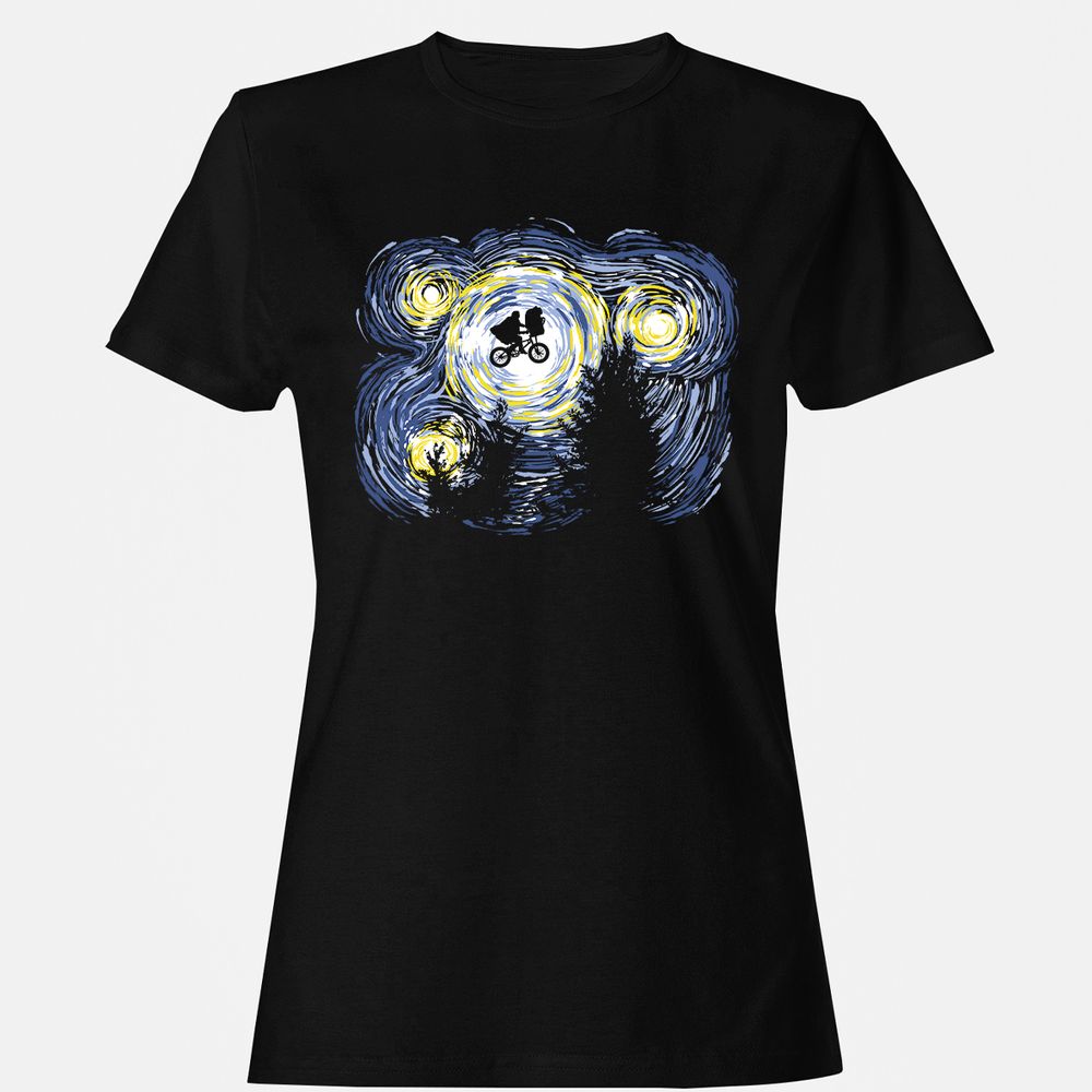 Women's T-Shirt - ZHU8NVCZ - Black - 1