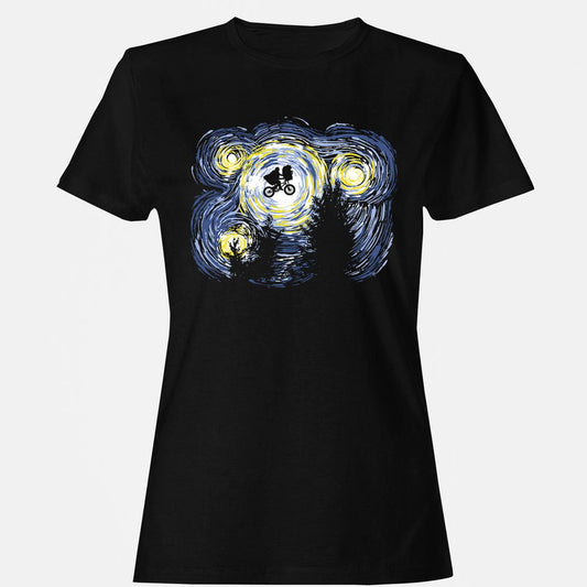 Women's T-Shirt - ZHU8NVCZ - Black - 1