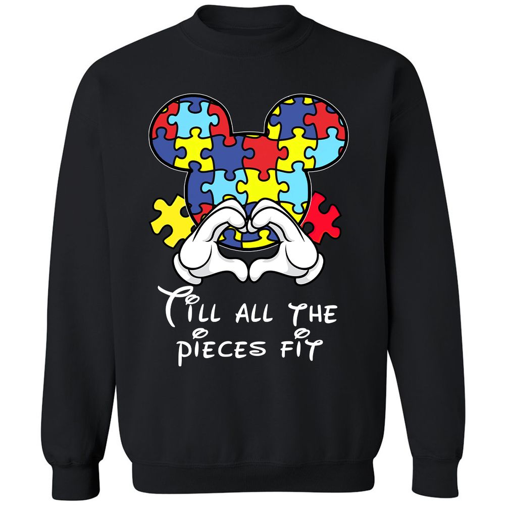 Classic Unisex Sweatshirt - K2GJ93TX - Black - 1
