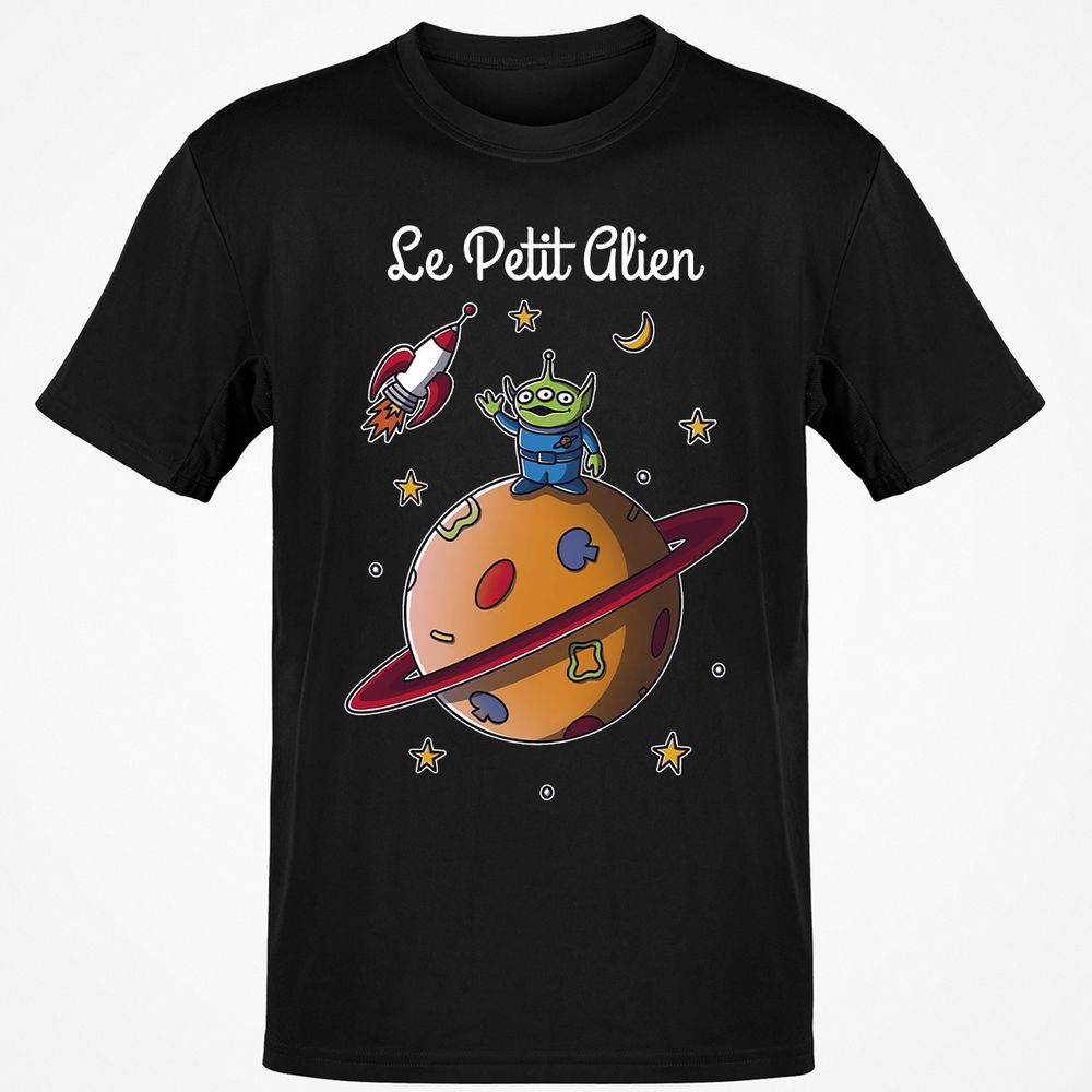 Classic Unisex T-Shirt - B1RQERXP - Black - 1