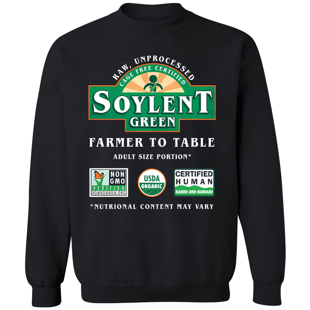 Classic Unisex Sweatshirt - PGXW7NMJ - Black - 1