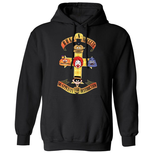 Classic Unisex Hoodie - J8H7XKNF - Black - 1