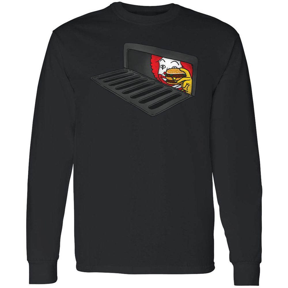 Long Sleeve T-Shirt - 7VK4F5W1 - Black - 1