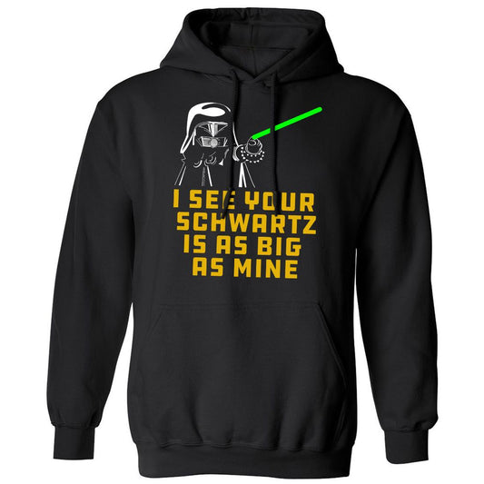 Classic Unisex Hoodie - JFS7TCBG - Black - 1