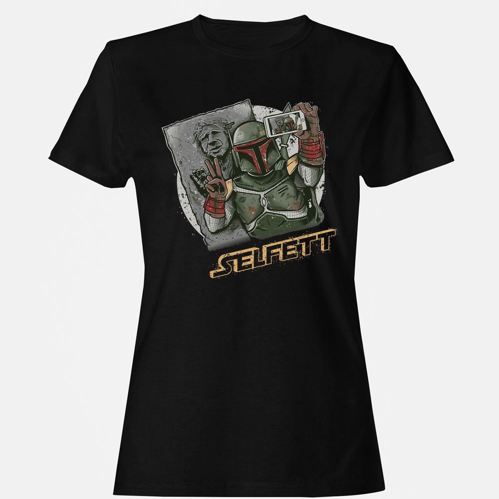 Women's T-Shirt - FJ3VLGPT - Black - 1