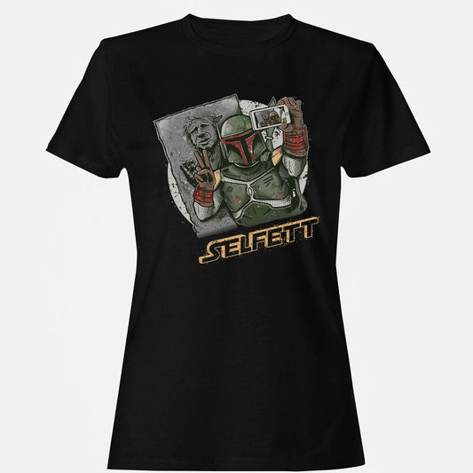 Women's T-Shirt - FJ3VLGPT - Black - 1