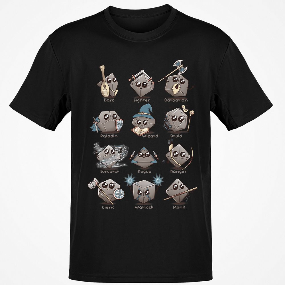 Classic Unisex T-Shirt - 5B2WBLU1 - Black - 1