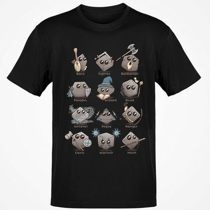 Classic Unisex T-Shirt - 5B2WBLU1 - Black - 1