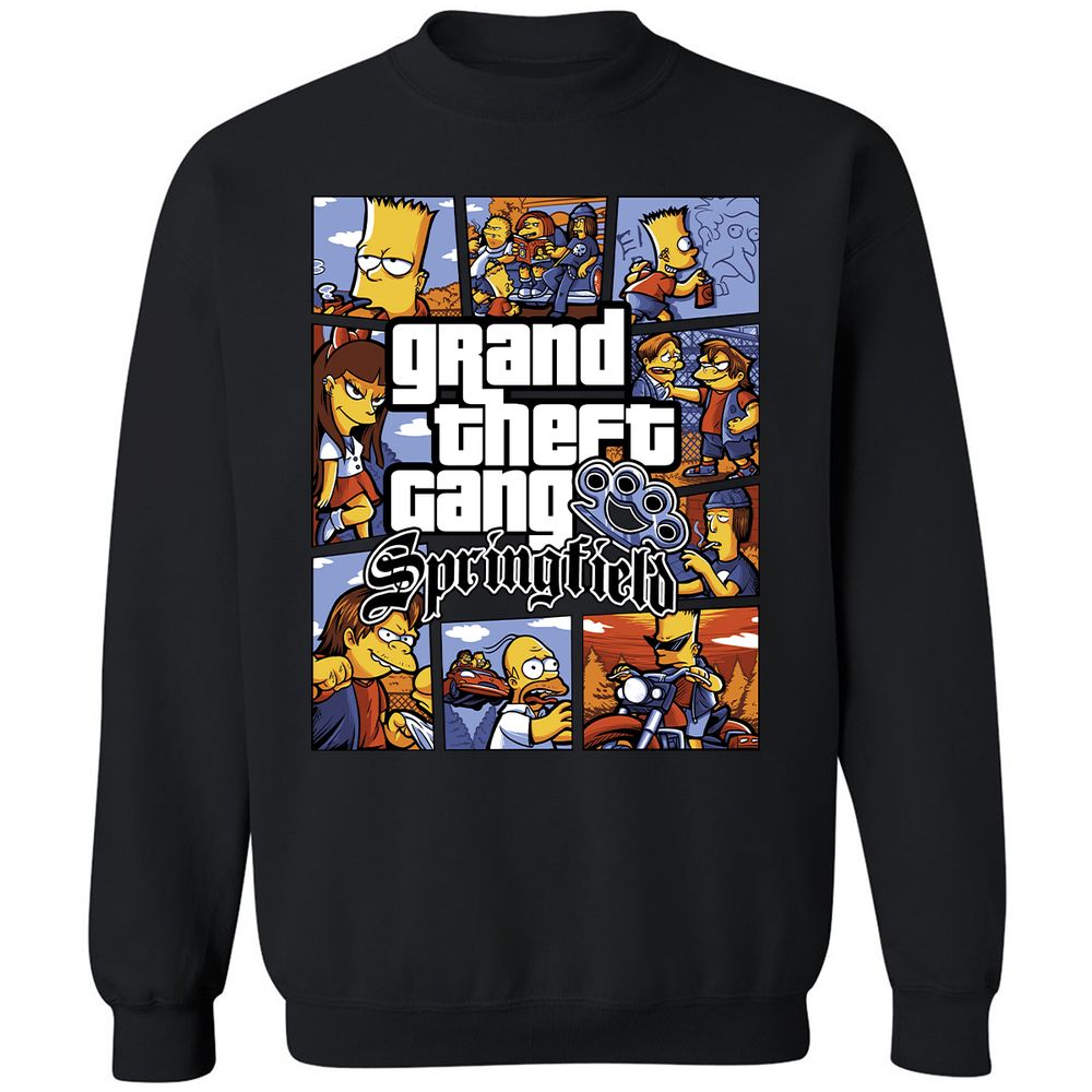 Classic Unisex Sweatshirt - 2F1YMYXG - Black - 1