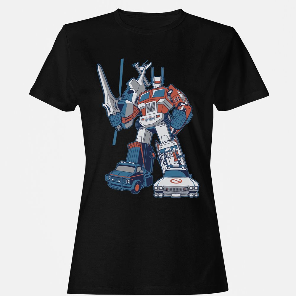 Women's T-Shirt - PF2CQYXD - Black - 1