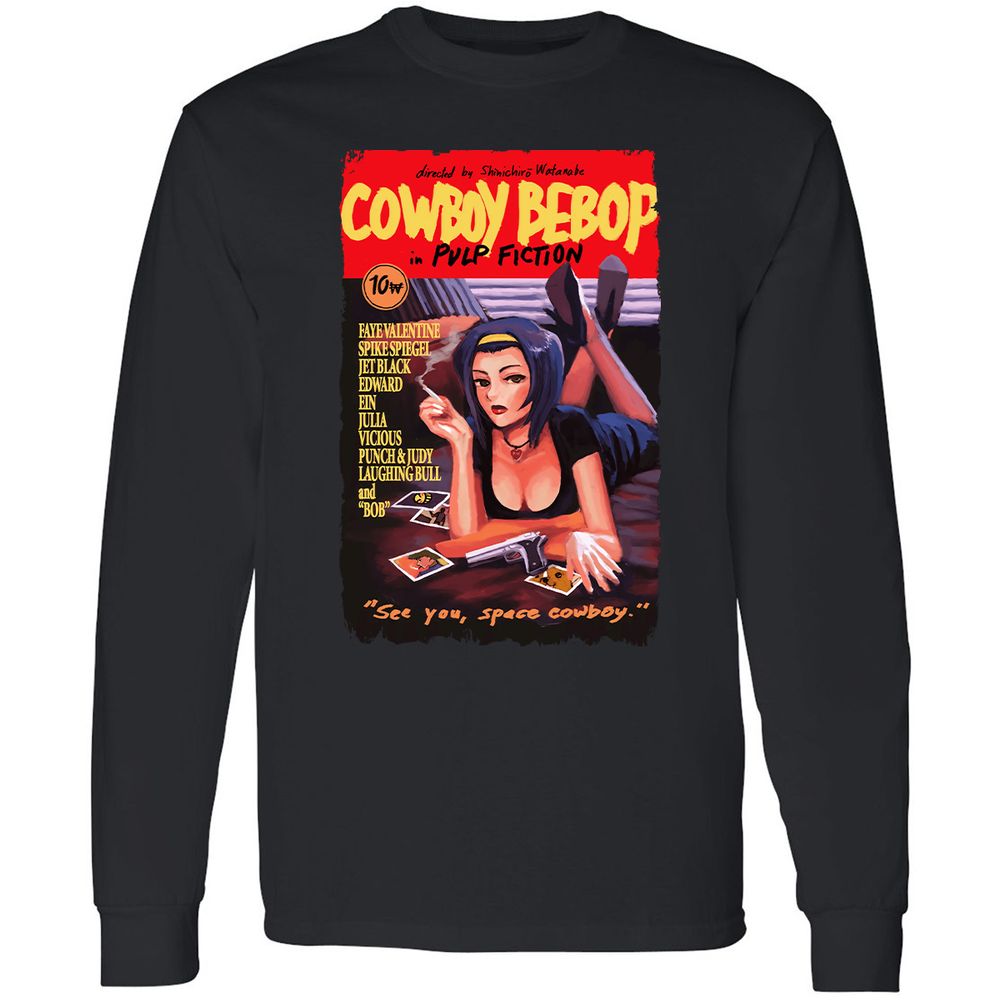 Long Sleeve T-Shirt - FUFPC6JP - Black - 1