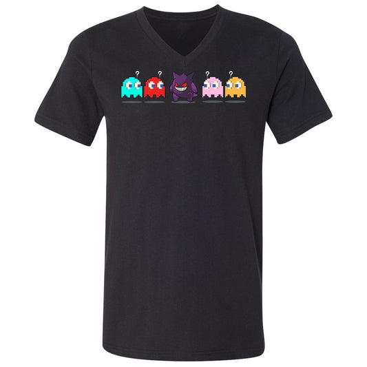 Unisex V-Neck T-Shirt - A9SUB3YK - Black - 1