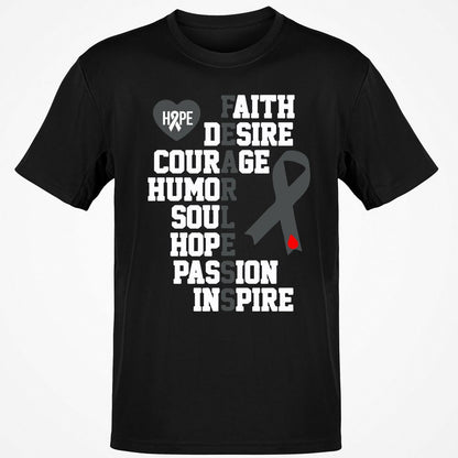 Classic Unisex T-Shirt - T6VT96GW - Black - 1