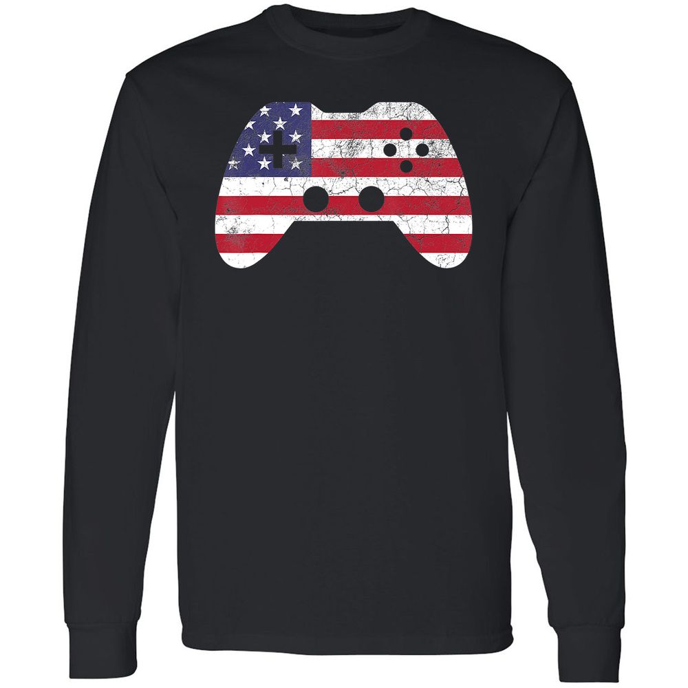 Long Sleeve T-Shirt - E6V3TYSQ - Black - 1