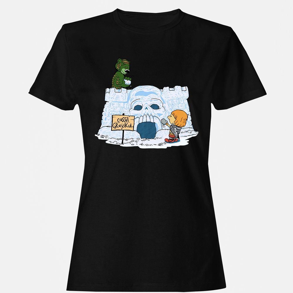 Women's T-Shirt - 7D57UX8Y - Black - 1