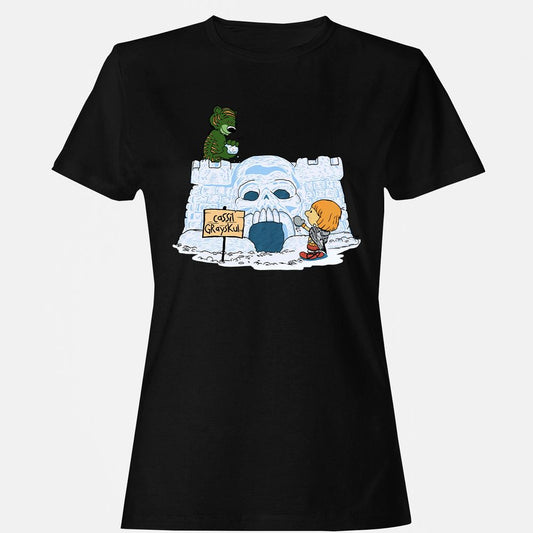 Women's T-Shirt - 7D57UX8Y - Black - 1