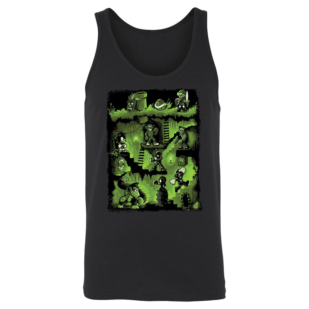 Unisex Jersey Tank - JZY9N3NQ - Black - 1
