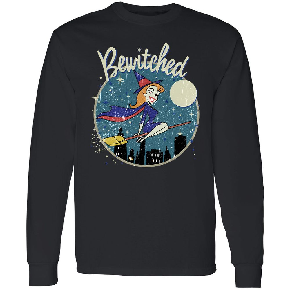 Long Sleeve T-Shirt - A9F4D1M8 - Black - 1