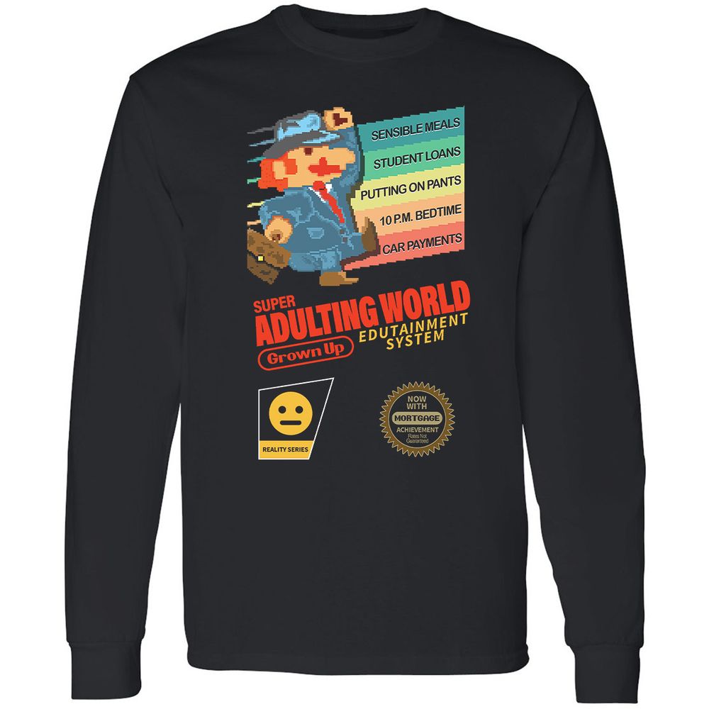 Long Sleeve T-Shirt - V1ZEH5SD - Black - 1