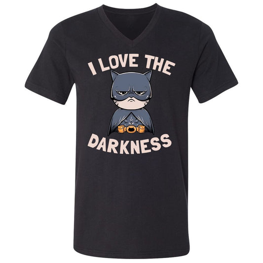 Unisex V-Neck T-Shirt - 715AAY6N - Black - 1