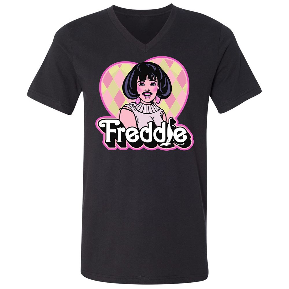 Unisex V-Neck T-Shirt - XN3U4MNA - Black - 1