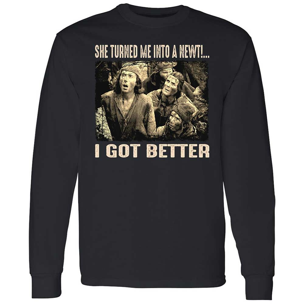 Long Sleeve T-Shirt - DRZXWCXN - Black - 1