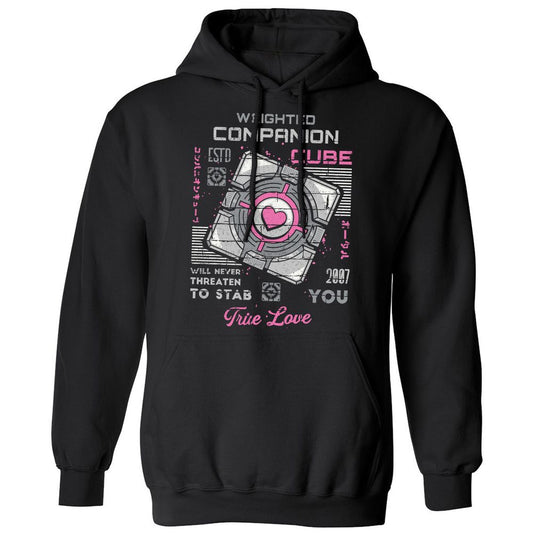 Classic Unisex Hoodie - HD57PLVS - Black - 1