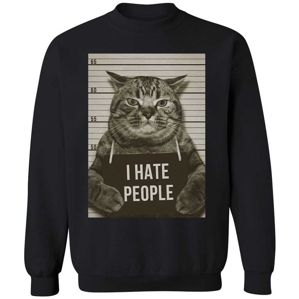 Classic Unisex Sweatshirt - JVJM5KE8 - Black - 1