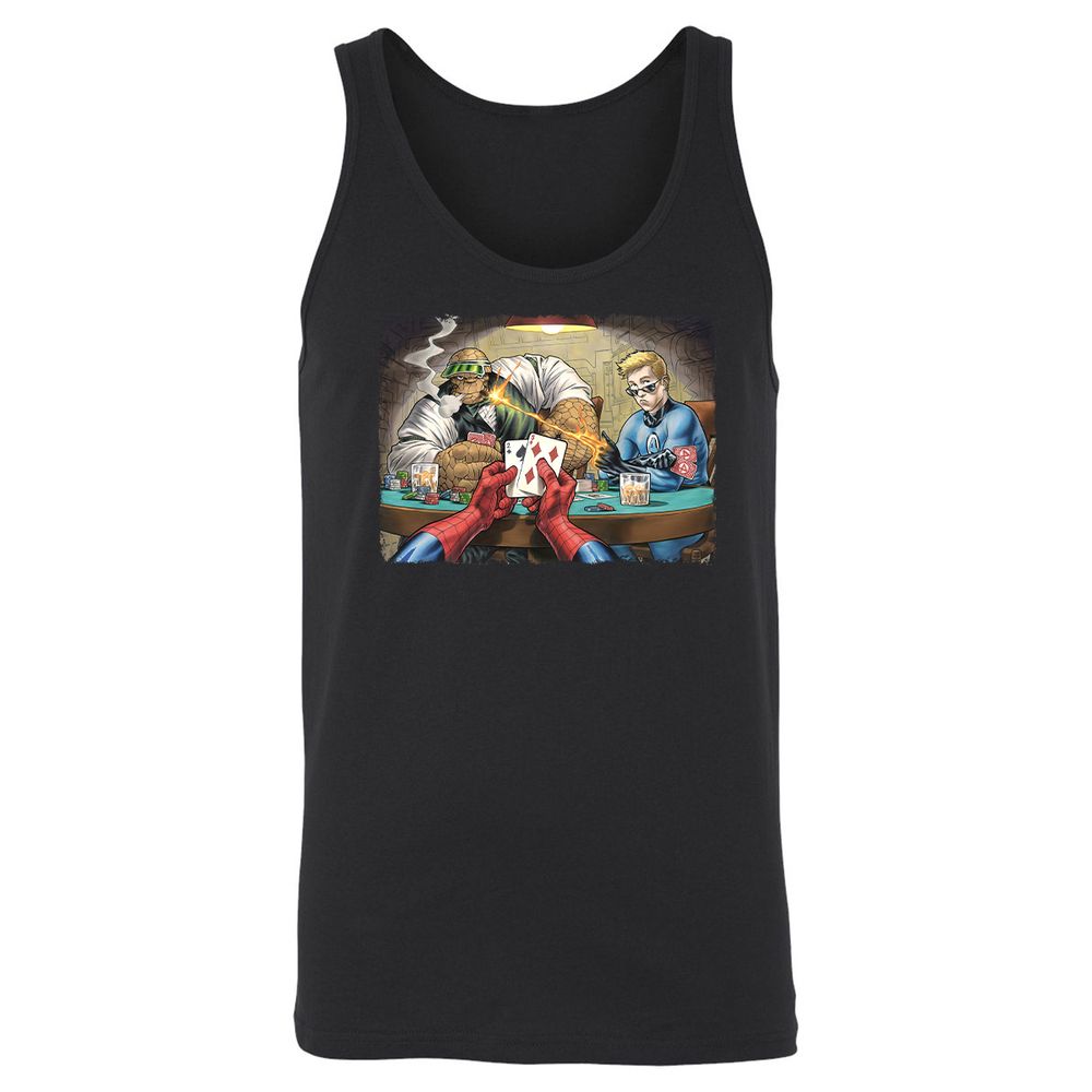 Unisex Jersey Tank - H1CTBKE2 - Black - 1