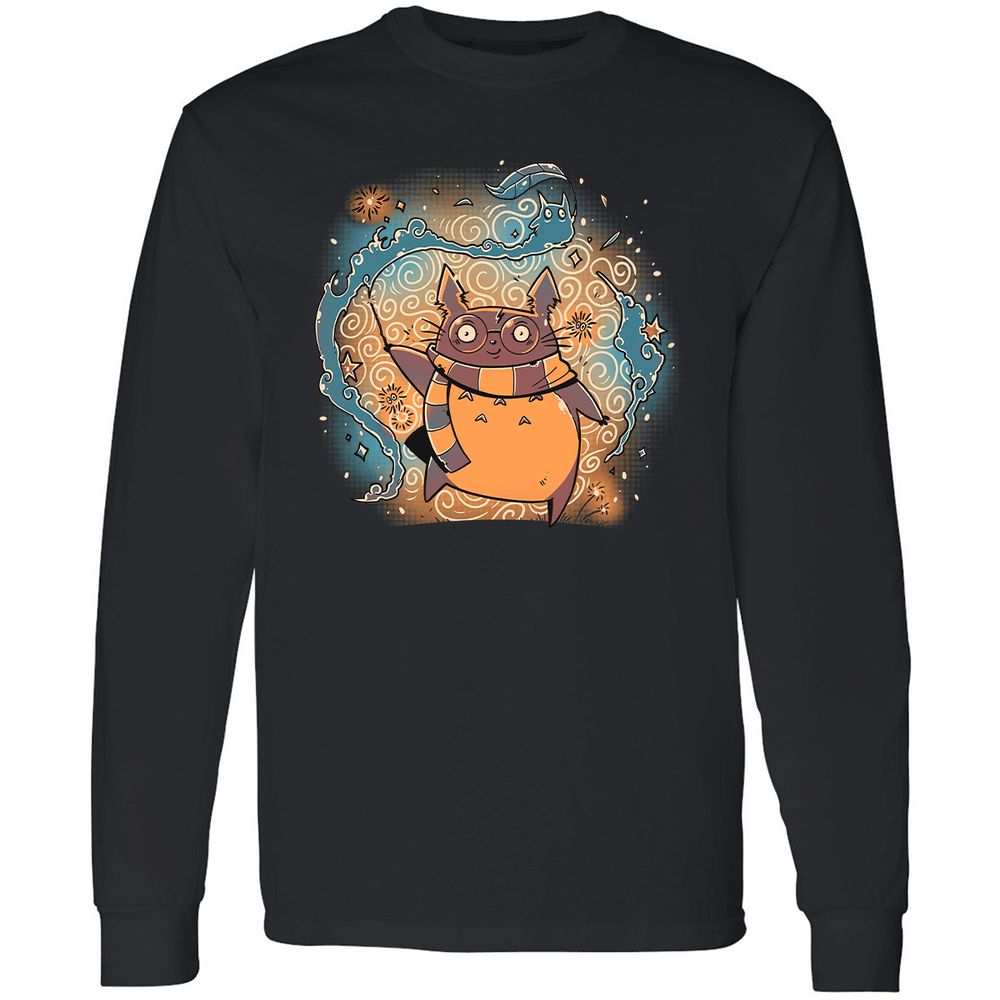 Long Sleeve T-Shirt - 6S9VPQ7M - Black - 1