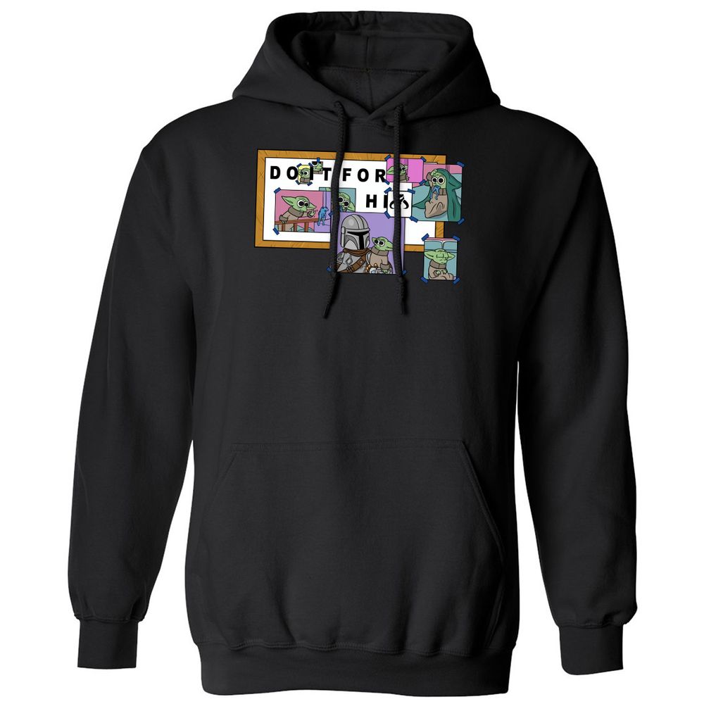 Classic Unisex Hoodie - QJ9E94RV - Black - 1