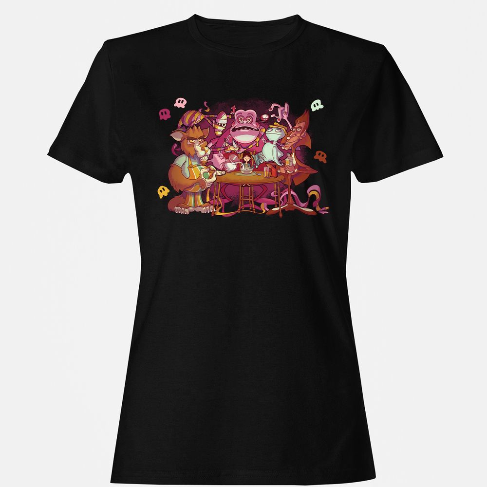 Women's T-Shirt - 6UNFGCMZ - Black - 1