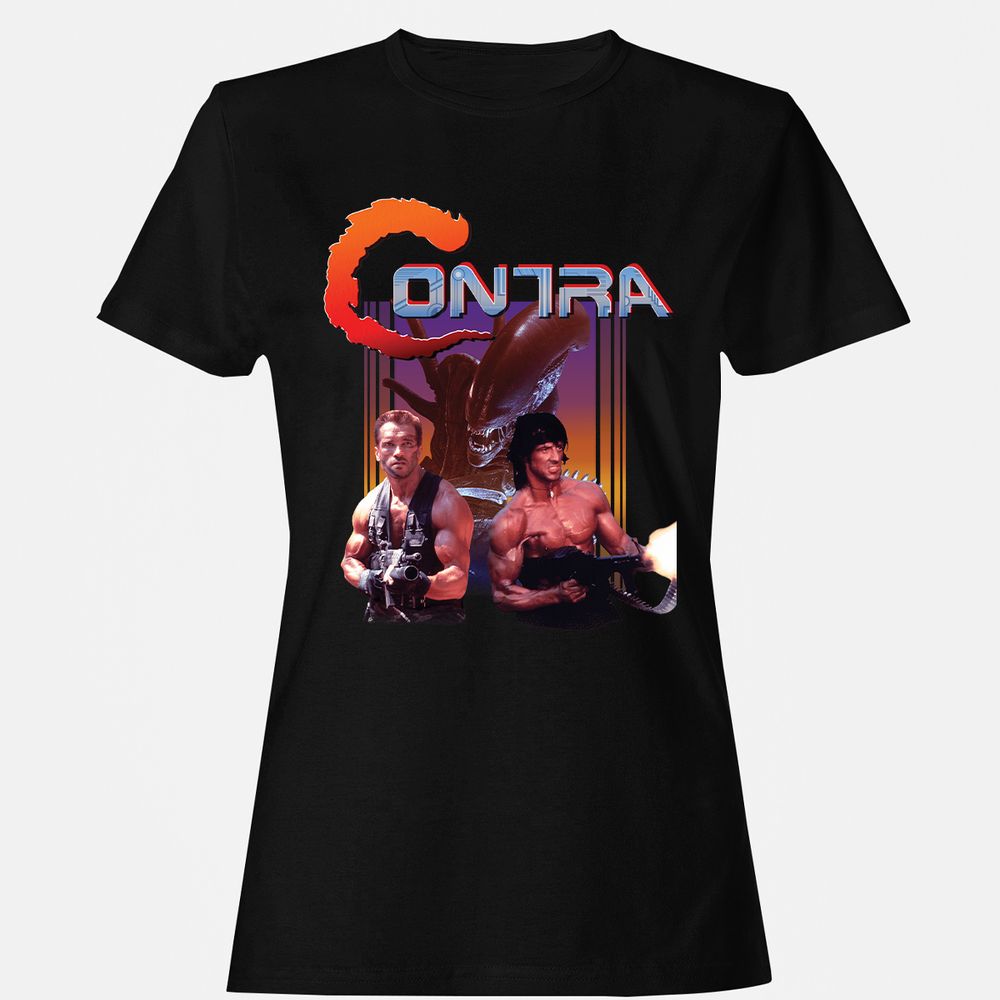 Women's T-Shirt - XPJLZ5FA - Black - 1